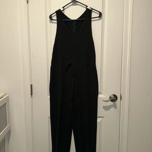 SHEIN Curve Black Sleeveless Jumpsuit